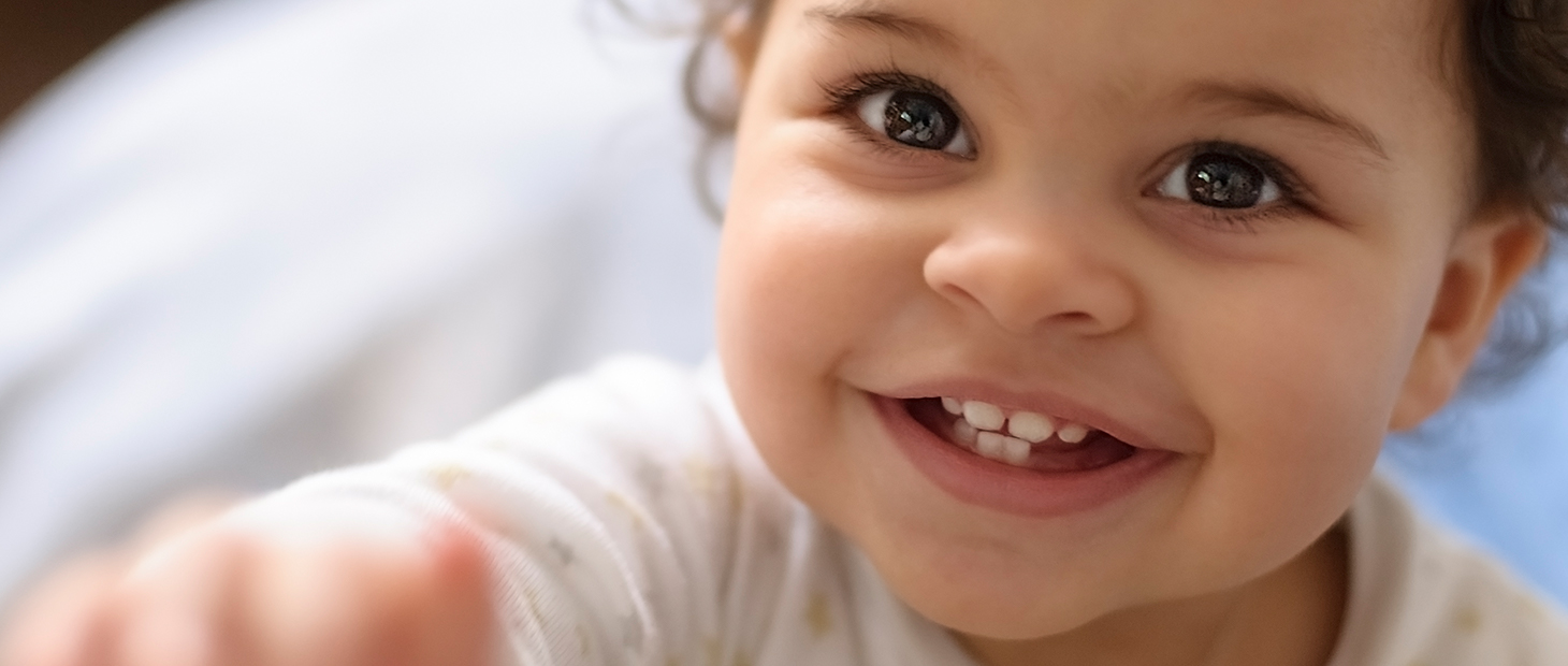 Closeup of baby